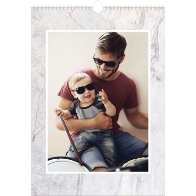 A3 photo calendars — Marble backgrounds [cover]
