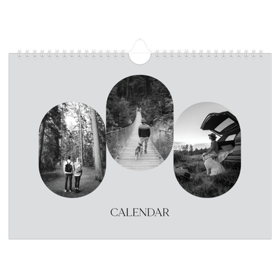 A4 Landscape Photo Calendar — Open road [cover]