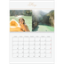 A4 Double Photo Calendar — Gold script banner [cover]