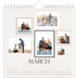 Square calendars  — Wall photo gallery [March]