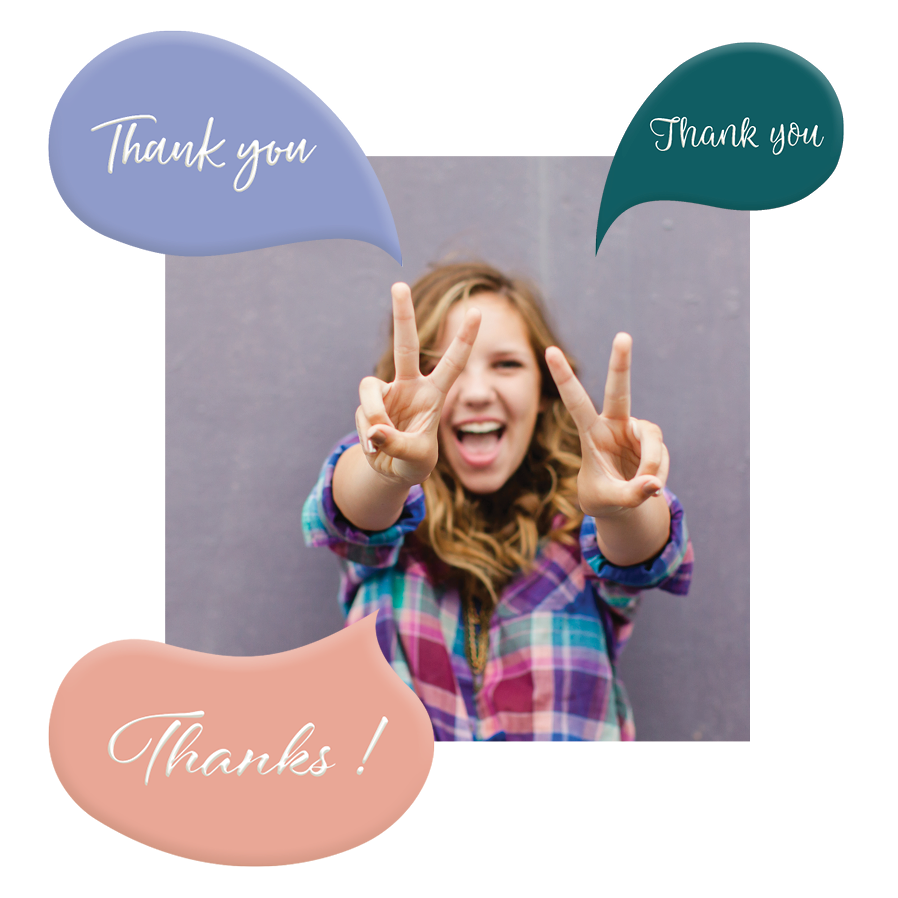 Thank you cards — Saying thanks
