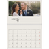 A4 Double Photo Calendar — Initials in bloom [April]